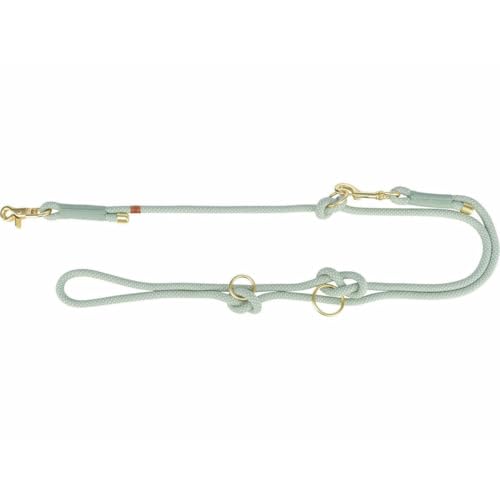 TRIXIE V-Leine Soft Rope, L-XL, 13 m/6 mm, Salbei - verstellbare Hundeleine für große Hunde aus gewebtem Tau, 3-Fach längenverstellbar - 1985316 von TRIXIE