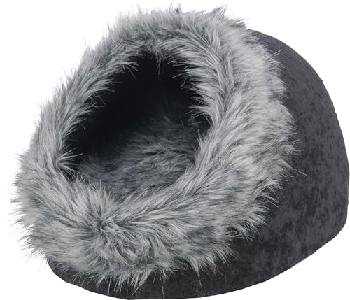 TRIXIE kattenmand iglo yelina zwart/grijs 35x40x26 cm TRIXIE kattenmand iglo yelina zwart/grijs 35x40x26 cm von TRIXIE