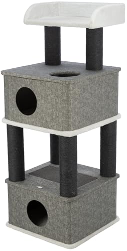 TRIXIE Kratzbaum Almira 128 cm in grau – mehrstöckiger Katzenbaum mit vielen Kratz- und Spielmöglichkeiten sowie Katzenhöhle – gemütlich & stabil – 44989 TRIXIE Kratzbaum Almira 128 cm in grau – mehrstöckiger Katzenbaum mit vielen Kratz- und Spielmöglichkeiten sowie Katzenhöhle – gemütlich & stabil – 44989 von TRIXIE
