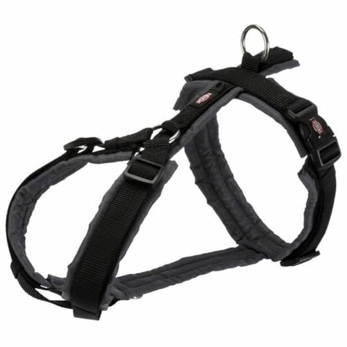 Trixie Trekkinggeschirr Premium S-M 44-53 cm/20 mm schwarz/Graphit von TRIXIE