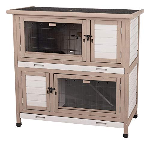 Trixie Natura Kaninchenstall mit Isolierung, 116 x 113 x 65 cm, grau Trixie Natura Kaninchenstall mit Isolierung, 116 x 113 x 65 cm, grau von TRIXIE