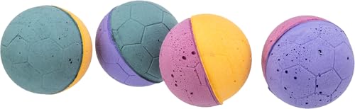 TRIXIE weicher Schaumstoff-Gummi-Ball, ø 3,5 cm, 4 Stück, bunt TRIXIE weicher Schaumstoff-Gummi-Ball, ø 3,5 cm, 4 Stück, bunt von TRIXIE