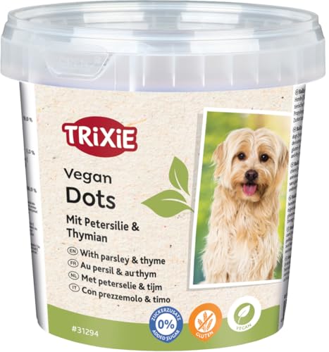 Vegan Soft Snack Dots mit Petersilie & Thymian, 200 g von TRIXIE