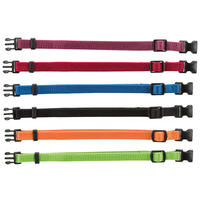 Trixie Junior Welpenhalsbänder [Größe M-L - 6 Stück, dunkle Farben] von TRIXIE