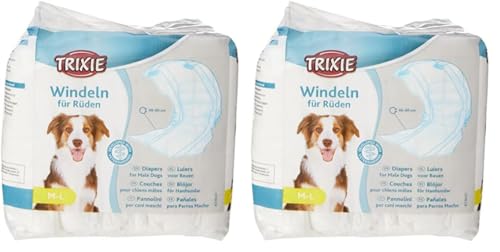 Windeln für Rüden, M–L: 46–60 cm, 12 St. (Packung mit 2) von TRIXIE