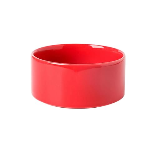 Minimalistischer Keramiknapf für Haustiere, minimalistischer Stil, gemischte Farben, kreatives Geschirr, Rot Minimalistischer Keramiknapf für Haustiere, minimalistischer Stil, gemischte Farben, kreatives Geschirr, Rot von TROSIQUANJIA