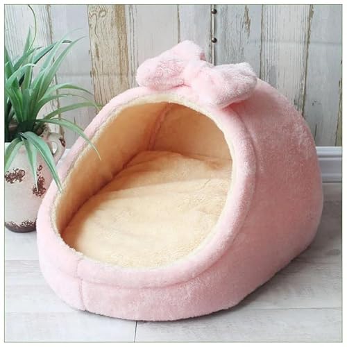 Hundebett mit Bezug, Höhle, Hundeversteck, Hundeschlafplatz, Hundehöhlenbett, Anti-Angst, rutschfest, waschbar, winddicht, warm, weich, ideal for Welpen und mittelgroße Hunde, Haustierbett, Hundebetth Hundebett mit Bezug, Höhle, Hundeversteck, Hundeschlafplatz, Hundehöhlenbett, Anti-Angst, rutschfest, waschbar, winddicht, warm, weich, ideal for Welpen und mittelgroße Hunde, Haustierbett, Hundebetth von TRgqify-KM