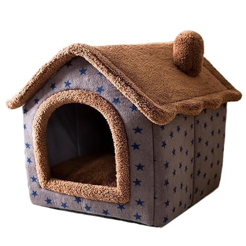 Hundebett mit Bezug, Höhle, Hundeversteck, Hundeschlafplatz, Hundehöhlenbett, Anti-Angst, rutschfest, waschbar, winddicht, warm, weich, ideal for Welpen und mittelgroße Hunde, Haustierbett, Hundebetth Hundebett mit Bezug, Höhle, Hundeversteck, Hundeschlafplatz, Hundehöhlenbett, Anti-Angst, rutschfest, waschbar, winddicht, warm, weich, ideal for Welpen und mittelgroße Hunde, Haustierbett, Hundebetth von TRgqify-KM