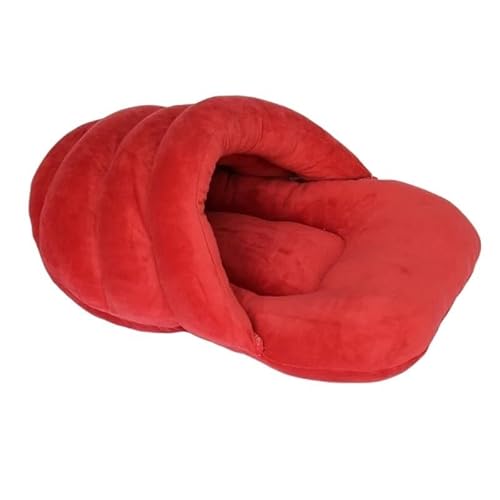 Hundebett mit Bezug, Höhle, Hundeversteck, Hundeschlafplatz, Hundehöhlenbett, Anti-Angst, rutschfest, waschbar, winddicht, warm, weich, ideal for Welpen und mittelgroße Hunde, Haustierbett, Hundebetth Hundebett mit Bezug, Höhle, Hundeversteck, Hundeschlafplatz, Hundehöhlenbett, Anti-Angst, rutschfest, waschbar, winddicht, warm, weich, ideal for Welpen und mittelgroße Hunde, Haustierbett, Hundebetth von TRgqify-KM
