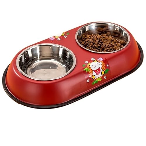 Katzenfutternapf aus Edelstahl, Futternapf for Haustiere aus Edelstahl, Katzenfutternapf in Edelstahlfarbe, kleiner Hundenapf, Trinknapf for Haustiere, Katzen und Welpen, Füttern und Trinken, leicht z Katzenfutternapf aus Edelstahl, Futternapf for Haustiere aus Edelstahl, Katzenfutternapf in Edelstahlfarbe, kleiner Hundenapf, Trinknapf for Haustiere, Katzen und Welpen, Füttern und Trinken, leicht z von TRgqify-KM
