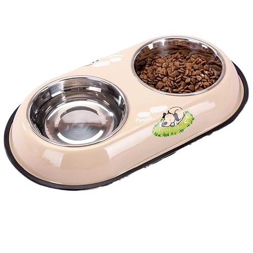 Katzenfutternapf aus Edelstahl, Futternapf for Haustiere aus Edelstahl, Katzenfutternapf in Edelstahlfarbe, kleiner Hundenapf, Trinknapf for Haustiere, Katzen und Welpen, Füttern und Trinken, leicht z Katzenfutternapf aus Edelstahl, Futternapf for Haustiere aus Edelstahl, Katzenfutternapf in Edelstahlfarbe, kleiner Hundenapf, Trinknapf for Haustiere, Katzen und Welpen, Füttern und Trinken, leicht z von TRgqify-KM