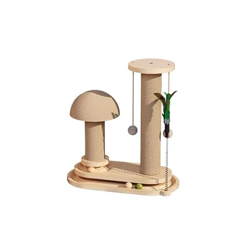 TRgqify-KM Kratzbaum for Katzen, Klettergerüst for Katzen, Komfort-Kratzbrett-Turm, Stabile Basis for Hauskatzen, Einfache Montage(Ball XL) von TRgqify-KM