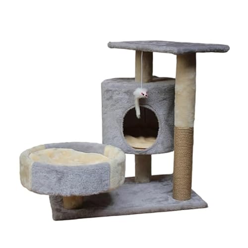 TRgqify-KM Kratzbaum for Katzen, Klettergerüst for Katzen, Komfort-Kratzbrett-Turm, Stabile Basis for Hauskatzen, Einfache Montage(Multi) von TRgqify-KM