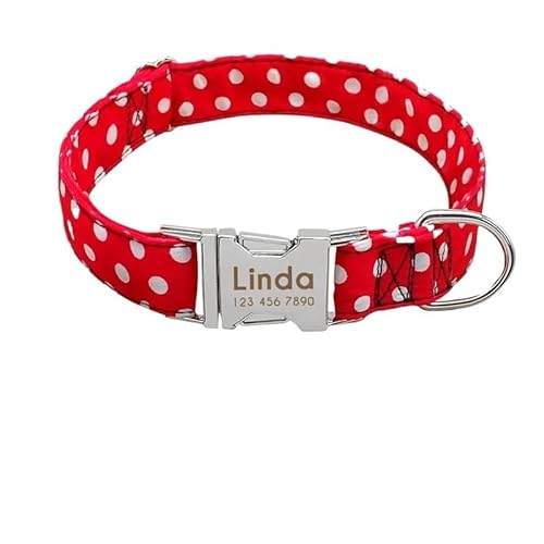 Personalisiertes Welpenhalsband aus Nylon, strapazierfähiges Haustierhalsband for kleine Hunde. Großes Hundehalsband, verstellbares und bequemes Design, geeignet for das Training und den täglichen Geb Personalisiertes Welpenhalsband aus Nylon, strapazierfähiges Haustierhalsband for kleine Hunde. Großes Hundehalsband, verstellbares und bequemes Design, geeignet for das Training und den täglichen Geb von TRgqify-KM