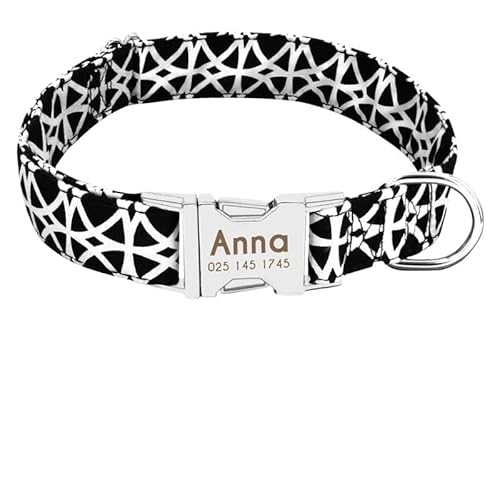 Personalisiertes Welpenhalsband aus Nylon, strapazierfähiges Haustierhalsband for kleine Hunde. Großes Hundehalsband, verstellbares und bequemes Design, geeignet for das Training und den täglichen Geb Personalisiertes Welpenhalsband aus Nylon, strapazierfähiges Haustierhalsband for kleine Hunde. Großes Hundehalsband, verstellbares und bequemes Design, geeignet for das Training und den täglichen Geb von TRgqify-KM