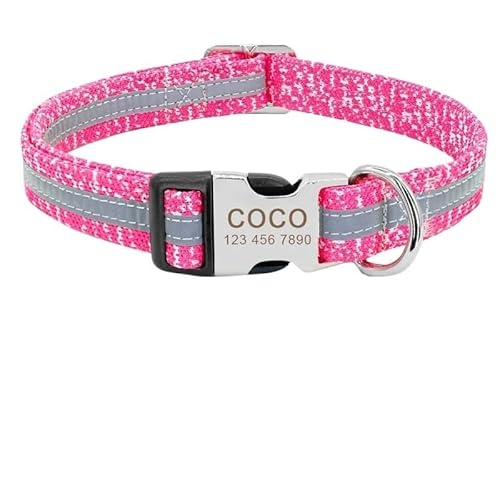 Personalisiertes Welpenhalsband aus Nylon, strapazierfähiges Haustierhalsband for kleine Hunde. Großes Hundehalsband, verstellbares und bequemes Design, geeignet for das Training und den täglichen Geb Personalisiertes Welpenhalsband aus Nylon, strapazierfähiges Haustierhalsband for kleine Hunde. Großes Hundehalsband, verstellbares und bequemes Design, geeignet for das Training und den täglichen Geb von TRgqify-KM