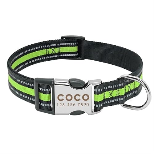 Personalisiertes Welpenhalsband aus Nylon, strapazierfähiges Haustierhalsband for kleine Hunde. Großes Hundehalsband, verstellbares und bequemes Design, geeignet for das Training und den täglichen Geb Personalisiertes Welpenhalsband aus Nylon, strapazierfähiges Haustierhalsband for kleine Hunde. Großes Hundehalsband, verstellbares und bequemes Design, geeignet for das Training und den täglichen Geb von TRgqify-KM