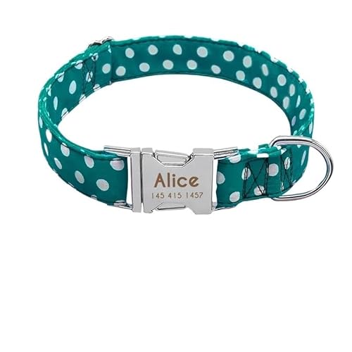 Personalisiertes Welpenhalsband aus Nylon, strapazierfähiges Haustierhalsband for kleine Hunde. Großes Hundehalsband, verstellbares und bequemes Design, geeignet for das Training und den täglichen Geb Personalisiertes Welpenhalsband aus Nylon, strapazierfähiges Haustierhalsband for kleine Hunde. Großes Hundehalsband, verstellbares und bequemes Design, geeignet for das Training und den täglichen Geb von TRgqify-KM
