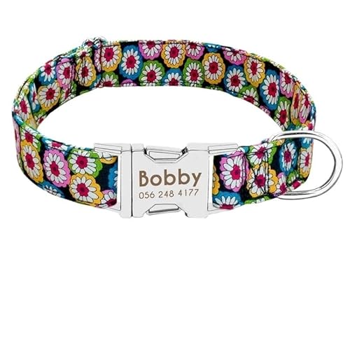 Personalisiertes Welpenhalsband aus Nylon, strapazierfähiges Haustierhalsband for kleine Hunde. Großes Hundehalsband, verstellbares und bequemes Design, geeignet for das Training und den täglichen Geb Personalisiertes Welpenhalsband aus Nylon, strapazierfähiges Haustierhalsband for kleine Hunde. Großes Hundehalsband, verstellbares und bequemes Design, geeignet for das Training und den täglichen Geb von TRgqify-KM