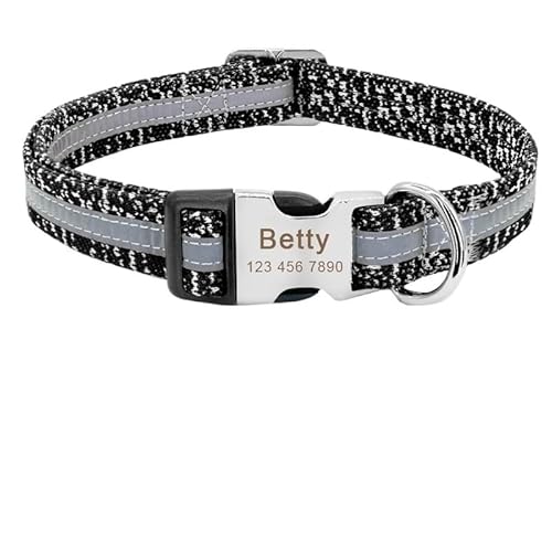 Personalisiertes Welpenhalsband aus Nylon, strapazierfähiges Haustierhalsband for kleine Hunde. Großes Hundehalsband, verstellbares und bequemes Design, geeignet for das Training und den täglichen Geb Personalisiertes Welpenhalsband aus Nylon, strapazierfähiges Haustierhalsband for kleine Hunde. Großes Hundehalsband, verstellbares und bequemes Design, geeignet for das Training und den täglichen Geb von TRgqify-KM