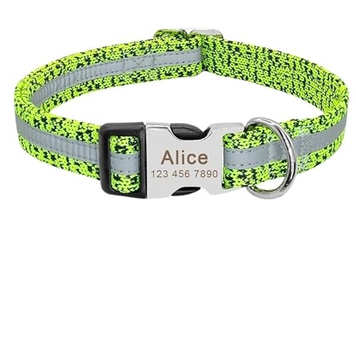 Personalisiertes Welpenhalsband aus Nylon, strapazierfähiges Haustierhalsband for kleine Hunde. Großes Hundehalsband, verstellbares und bequemes Design, geeignet for das Training und den täglichen Geb Personalisiertes Welpenhalsband aus Nylon, strapazierfähiges Haustierhalsband for kleine Hunde. Großes Hundehalsband, verstellbares und bequemes Design, geeignet for das Training und den täglichen Geb von TRgqify-KM