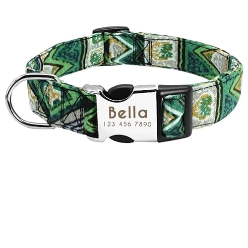 Personalisiertes Welpenhalsband aus Nylon, strapazierfähiges Haustierhalsband for kleine Hunde. Großes Hundehalsband, verstellbares und bequemes Design, geeignet for das Training und den täglichen Geb Personalisiertes Welpenhalsband aus Nylon, strapazierfähiges Haustierhalsband for kleine Hunde. Großes Hundehalsband, verstellbares und bequemes Design, geeignet for das Training und den täglichen Geb von TRgqify-KM