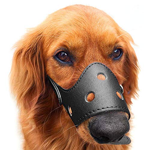 TRoki Bequemer und leicht zu reinigender Mundschutz für Hunde, verhindert Beißen, Bellen und Fressen und ermöglicht das Trinken von TRoki
