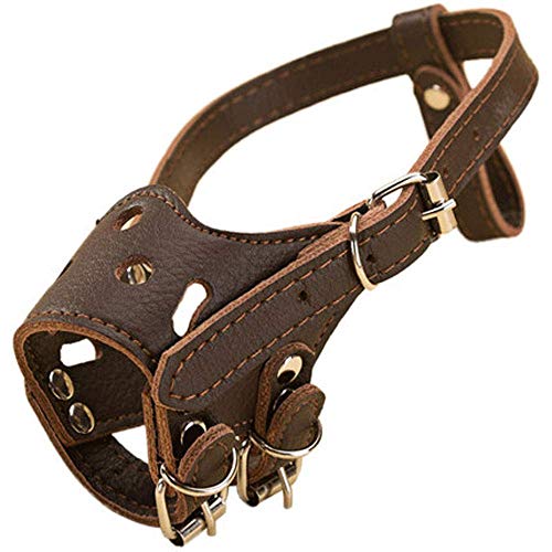 TRoki Robuster und atmungsaktiver Mundschutz für Hunde: Verhindert Beißen und Fressen mit verstellbarem und komfortablem Design TRoki Robuster und atmungsaktiver Mundschutz für Hunde: Verhindert Beißen und Fressen mit verstellbarem und komfortablem Design von TRoki