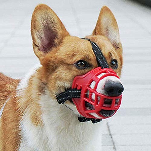 TRoki Verstellbarer, atmungsaktiver Mundschutz für Hunde mit Trinkwasserfunktion – strapazierfähiges Nylonseil und weiches Material von TRoki