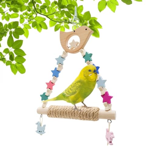 Bunte Papageienschaukel Für Den Vogelkäfig – Schaukelspielzeug Für Sittiche Und Nymphensittiche | Regenbogenschaukel Für Mehr Bewegung Und Spaß Im Sittichkäfig Bunte Papageienschaukel Für Den Vogelkäfig – Schaukelspielzeug Für Sittiche Und Nymphensittiche | Regenbogenschaukel Für Mehr Bewegung Und Spaß Im Sittichkäfig von TS TAC-SKY