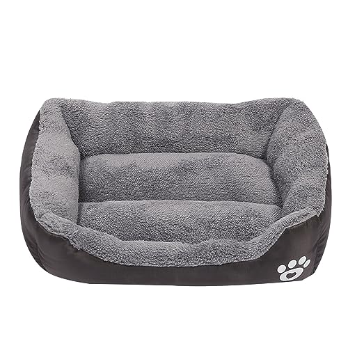 TSBB Haustierbett,Haustierbett mit pelzigem Kissen,weicher und schöner Rutschfester Hundekorb,Hundesofa,pelziges Kissennest für Welpen TSBB Haustierbett,Haustierbett mit pelzigem Kissen,weicher und schöner Rutschfester Hundekorb,Hundesofa,pelziges Kissennest für Welpen von TSBB