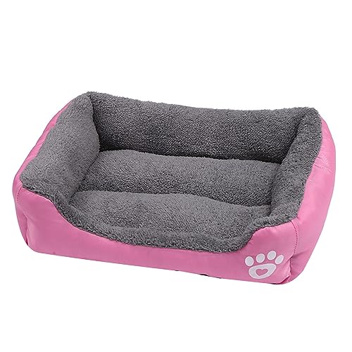TSBB Haustierbett,Haustierbett mit pelzigem Kissen,weicher und schöner Rutschfester Hundekorb,Hundesofa,pelziges Kissennest für Welpen TSBB Haustierbett,Haustierbett mit pelzigem Kissen,weicher und schöner Rutschfester Hundekorb,Hundesofa,pelziges Kissennest für Welpen von TSBB