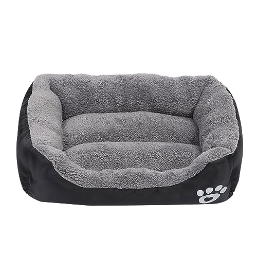 TSBB Haustierbett,Haustierbett mit pelzigem Kissen,weicher und schöner Rutschfester Hundekorb,Hundesofa,pelziges Kissennest für Welpen TSBB Haustierbett,Haustierbett mit pelzigem Kissen,weicher und schöner Rutschfester Hundekorb,Hundesofa,pelziges Kissennest für Welpen von TSBB