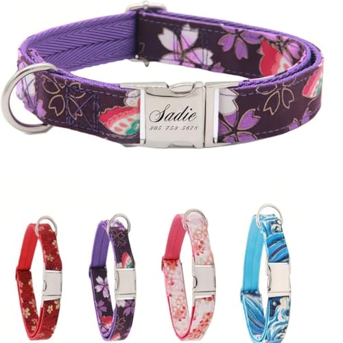 Hundehalsband mit Leine, modisches Hundehalsband, personalisierte Namensgravur, verfügbar, Hundetrainingshalsband für kleine, mittelgroße und große Hunde, verstellbare Größe, Haustierbedarf mit Leine Hundehalsband mit Leine, modisches Hundehalsband, personalisierte Namensgravur, verfügbar, Hundetrainingshalsband für kleine, mittelgroße und große Hunde, verstellbare Größe, Haustierbedarf mit Leine von TSD