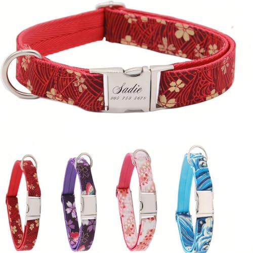 Hundehalsband mit Leine, modisches Hundehalsband, personalisierte Namensgravur, verfügbar, Hundetrainingshalsband für kleine, mittelgroße und große Hunde, verstellbare Größe, Haustierbedarf mit Leine Hundehalsband mit Leine, modisches Hundehalsband, personalisierte Namensgravur, verfügbar, Hundetrainingshalsband für kleine, mittelgroße und große Hunde, verstellbare Größe, Haustierbedarf mit Leine von TSD