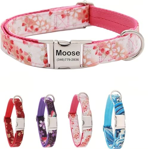 Hundehalsband mit Leine, modisches Hundehalsband, personalisierte Namensgravur, verfügbar, Hundetrainingshalsband für kleine, mittelgroße und große Hunde, verstellbare Größe, Haustierbedarf mit Leine Hundehalsband mit Leine, modisches Hundehalsband, personalisierte Namensgravur, verfügbar, Hundetrainingshalsband für kleine, mittelgroße und große Hunde, verstellbare Größe, Haustierbedarf mit Leine von TSD