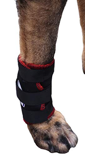 TSM 7501-L Vet-Pro Hund Bandage für Vorderbein, L, schwarz von TSM