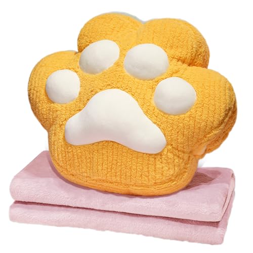 TSMORY 2 In 1 Katzenpfoten Kissen Faltbare Tragbare Kissen Auto Quilts Büro Mittagspause Sofa Klimaanlage TSMORY 2 In 1 Katzenpfoten Kissen Faltbare Tragbare Kissen Auto Quilts Büro Mittagspause Sofa Klimaanlage von TSMORY