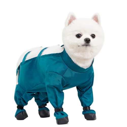 TSMORY Große Haustier Leggings wasserdichte Regenbekleidung Für Kleine Bis Große Hunde Und Welpen Schuhe Regenbekleidung Großer Bekleidung Wasserfest von TSMORY