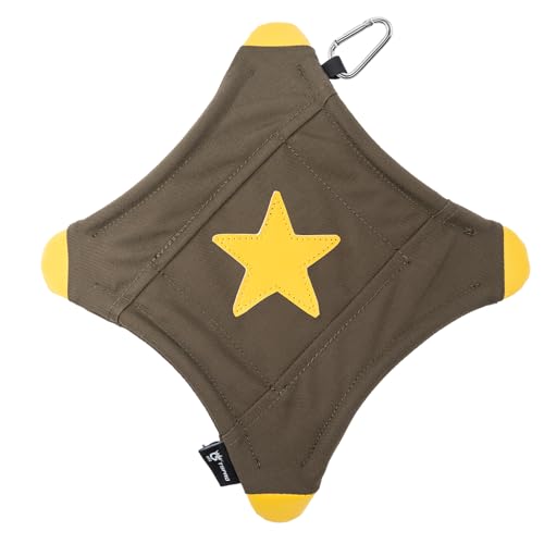 TSPRO Taktisch Hunde Frisbee, Dauerhaftes Nylon-Bogenförmige Scheibe für Starke Kauhunde, Mittel- bis Großrassen, Wasserschwimmend, Wurfbar und Einfach zu Werfen, für Indoor- und Outdoor-Spiel (Grün) von TSPRO