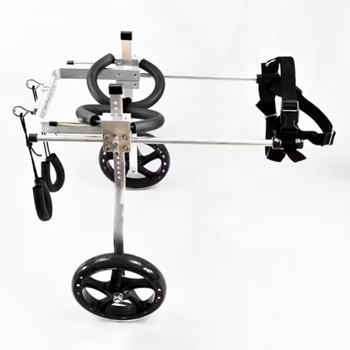 TT-YEC Großer Hundetagel-Rollstuhl, Einstellbare 2-Rad-Hundebehinderungskarren, Aluminium Tragbares Hinterbein Rollstuhl, PET-Behinderung Rollstuhl Heckklasse, Geeignet Für Höhe 40-50 cm TT-YEC Großer Hundetagel-Rollstuhl, Einstellbare 2-Rad-Hundebehinderungskarren, Aluminium Tragbares Hinterbein Rollstuhl, PET-Behinderung Rollstuhl Heckklasse, Geeignet Für Höhe 40-50 cm von TT-YEC