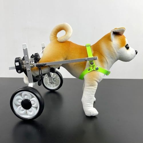 TT-YEC Pet Hinterbein Rollstuhlwagen, Universeller Hinterbein Rollstuhl Für Kleine Und Mittlere Haustiere, 2-Rad Verstellbarer Wanderer, Stabil Und Leicht,L TT-YEC Pet Hinterbein Rollstuhlwagen, Universeller Hinterbein Rollstuhl Für Kleine Und Mittlere Haustiere, 2-Rad Verstellbarer Wanderer, Stabil Und Leicht,L von TT-YEC