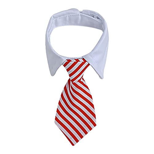 Haustier Hunde Katzen Fliege Haustier Kostüm Krawatte Einstellbare Haustier Krawatte Kostüm Formale Hundehalsband für Kleine Hunde und Katzen Hündchen Pflege Krawatten Party Zubehör (Rot) von TT-