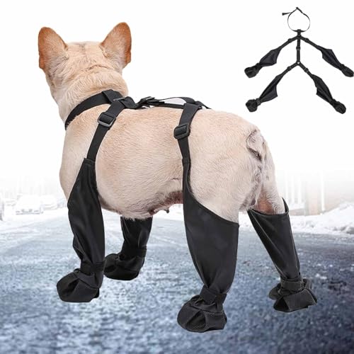 2024 Suspender Boots for Dogs,Suspender Dog Boots,Dog Boot Leggings,Dog Snow Boots with Suspenders (M) von TTEDMO