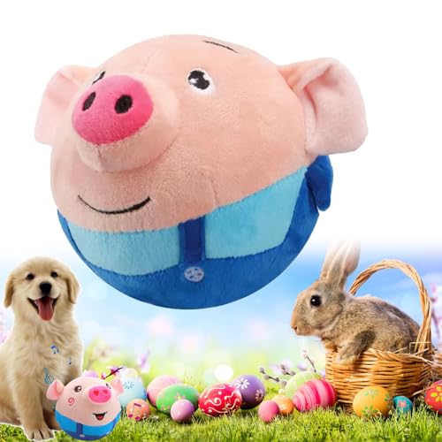 Active Moving Pet Plush Toy for Dogs, Interactive Dog Toys Talking Moving Dog Ball Toy,Moving Dog Toy,Active Rolling Ball for Dogs (E) von TTEDMO