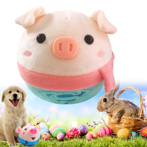 Active Moving Pet Plush Toy for Dogs, Interactive Dog Toys Talking Moving Dog Ball Toy,Moving Dog Toy,Active Rolling Ball for Dogs (F) von TTEDMO