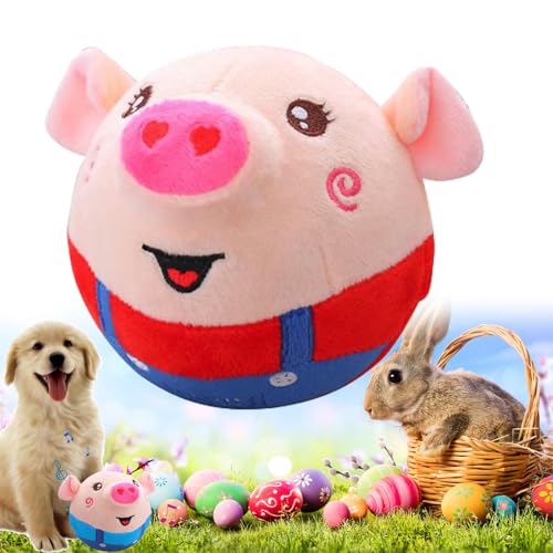 Active Moving Pet Plush Toy for Dogs, Interactive Dog Toys Talking Moving Dog Ball Toy,Moving Dog Toy,Active Rolling Ball for Dogs (H) von TTEDMO