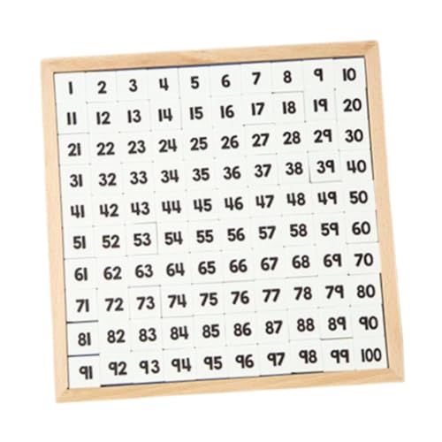 TTETTZ 1 100 Number Board 1 bis 100 Aufeinanderfolgende Zahlenlehrwerkzeuge TTETTZ 1 100 Number Board 1 bis 100 Aufeinanderfolgende Zahlenlehrwerkzeuge von TTETTZ