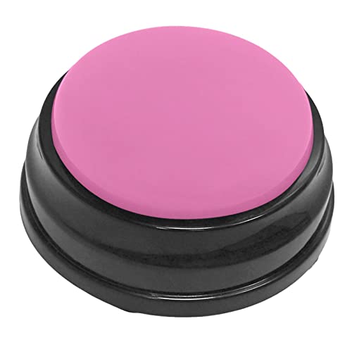 TTETTZ Aufnahmefähiger Knopf für Hunde - Interaktives Spielzeug zur Sprachaufnahme, Rosa TTETTZ Aufnahmefähiger Knopf für Hunde - Interaktives Spielzeug zur Sprachaufnahme, Rosa von TTETTZ