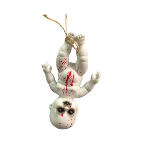 TTETTZ Gruselpuppe Halloween Deko Unheimliche Puppe mit Einzigartigem Design für Haus Und Garten, Junge Groß von TTETTZ